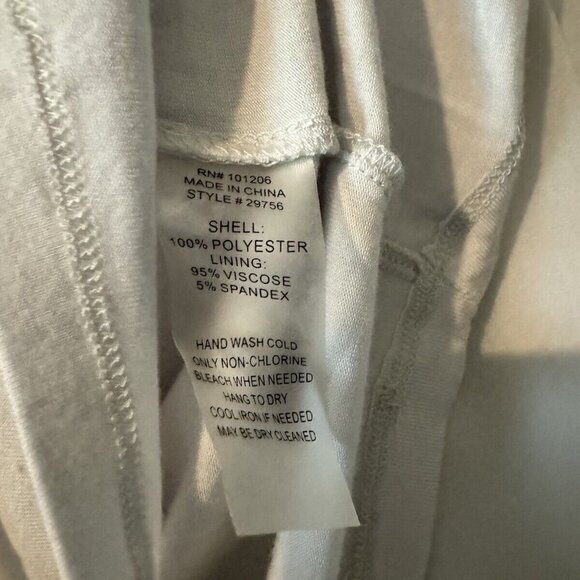 NEW Soft Surroundings Relaxed Elegance Tunic Light Grey Women's Medium NWT - Picture 5 of 5